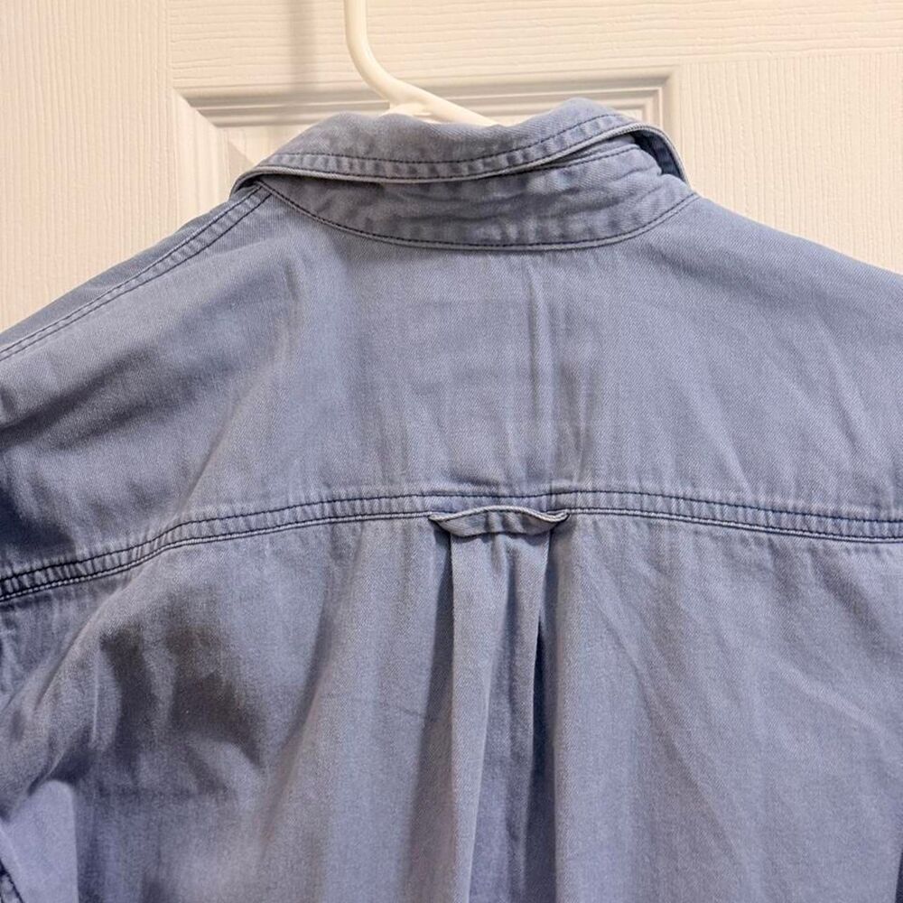 (1993) Levi's Jeans for Women Denim Work Shirt - Light Wash - M - Picture 6 of 6